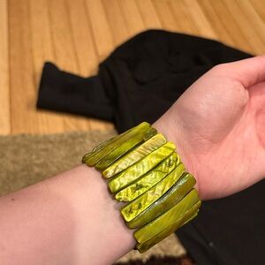 Green Wearable Tech Bracelet